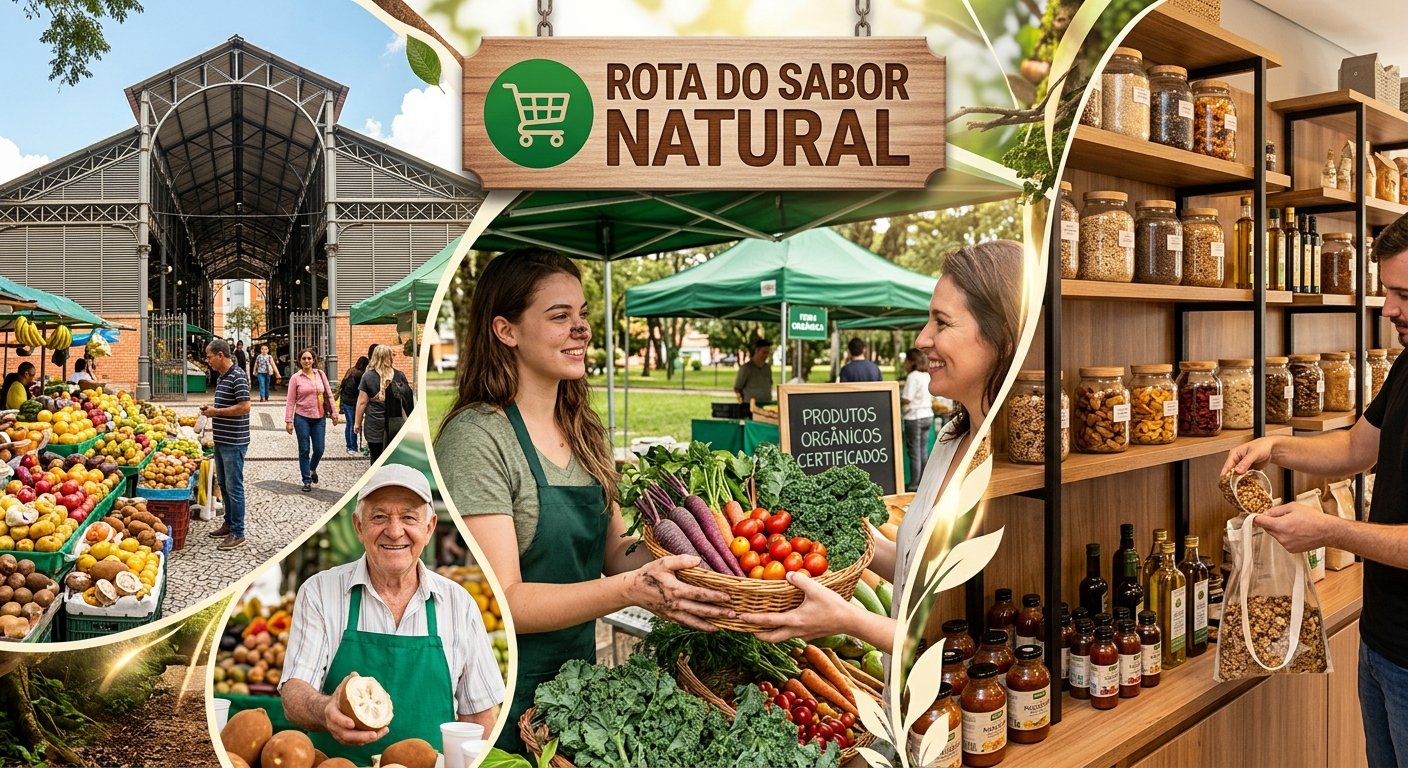 Feira de produtos orgânicos